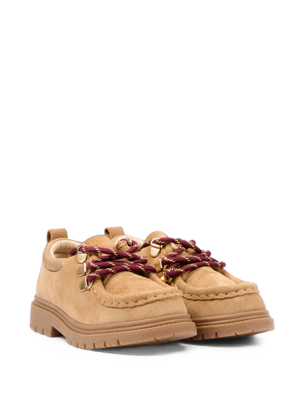 Colors Of California Bixbyk suede lace-up mocassins - Marrone