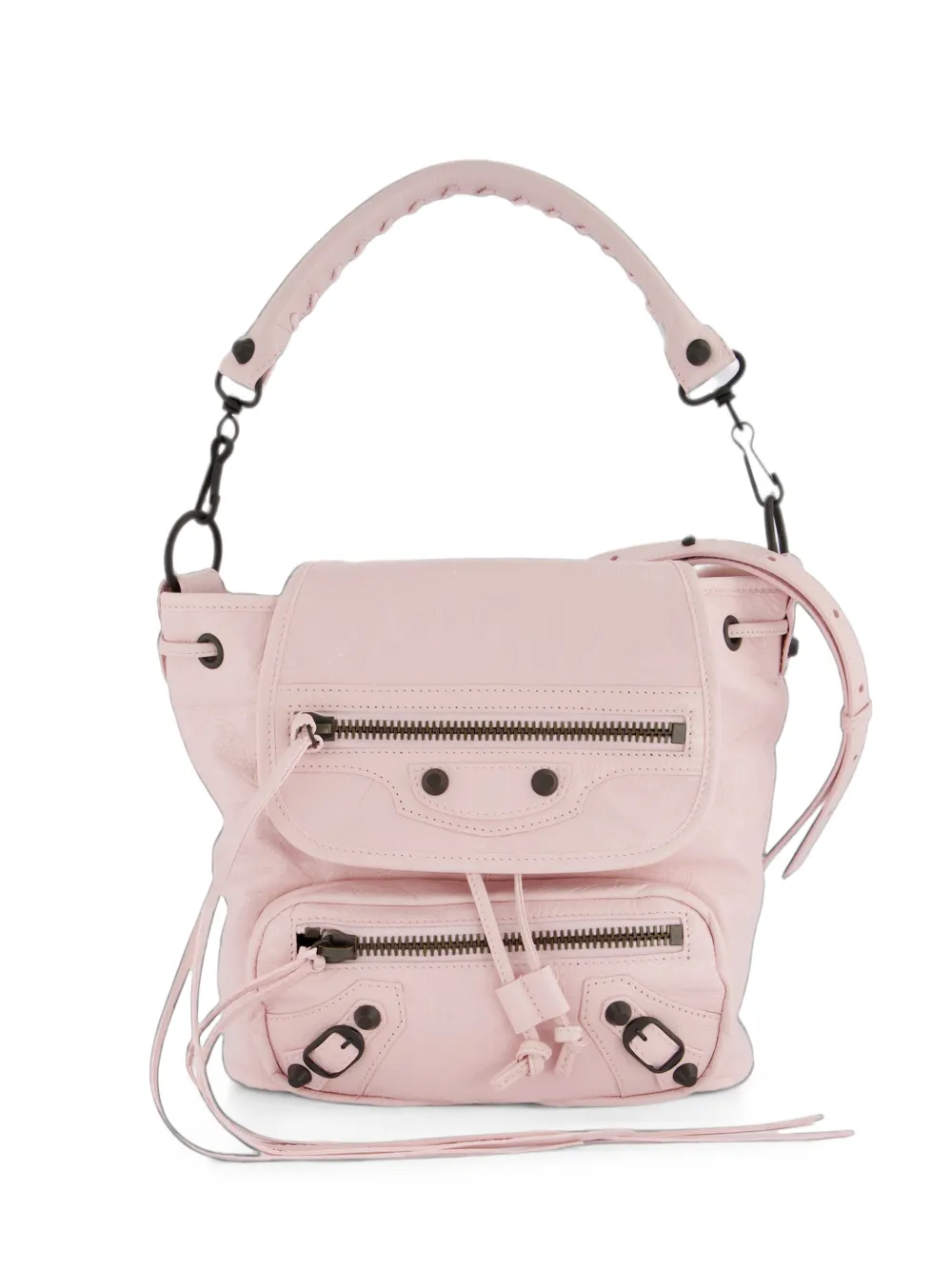 Balenciaga small Le City leather backpack - Rosa