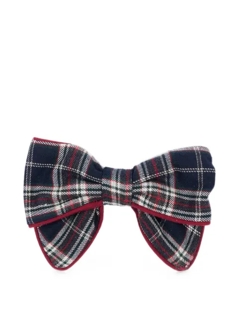 KIDIWI tartan-print hair clip