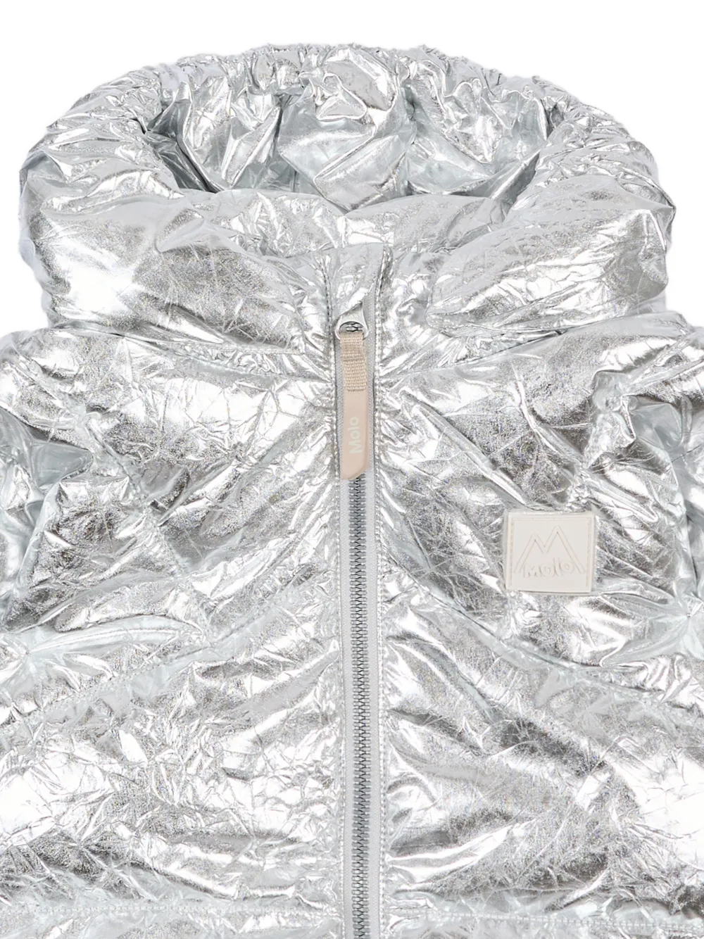 Molo Harpo metallic jack met capuchon Zilver