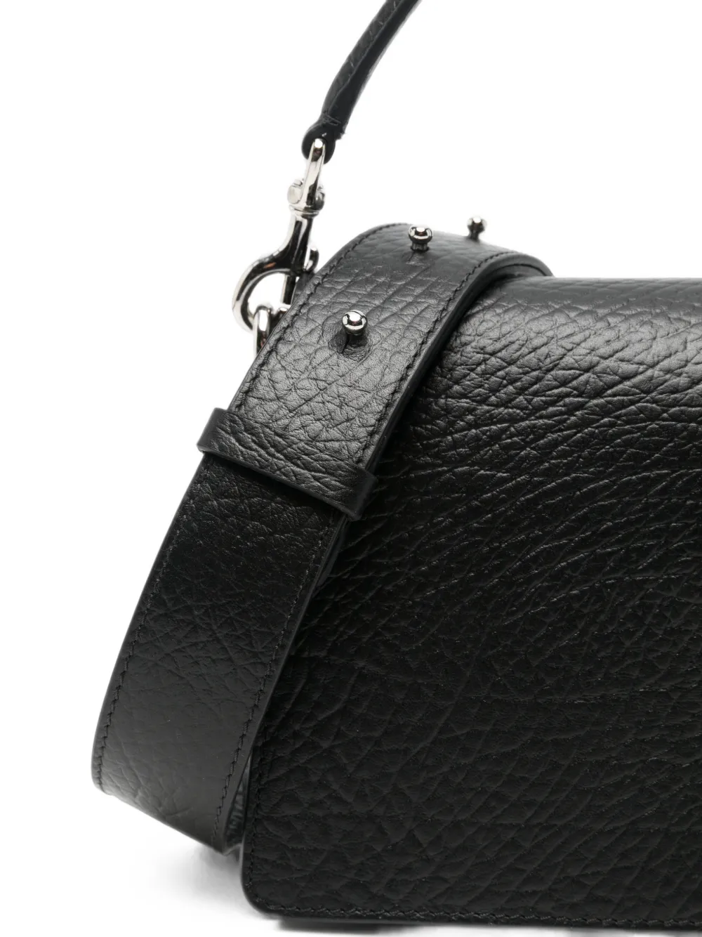 Hogan Shopper met logoplakkaat Zwart