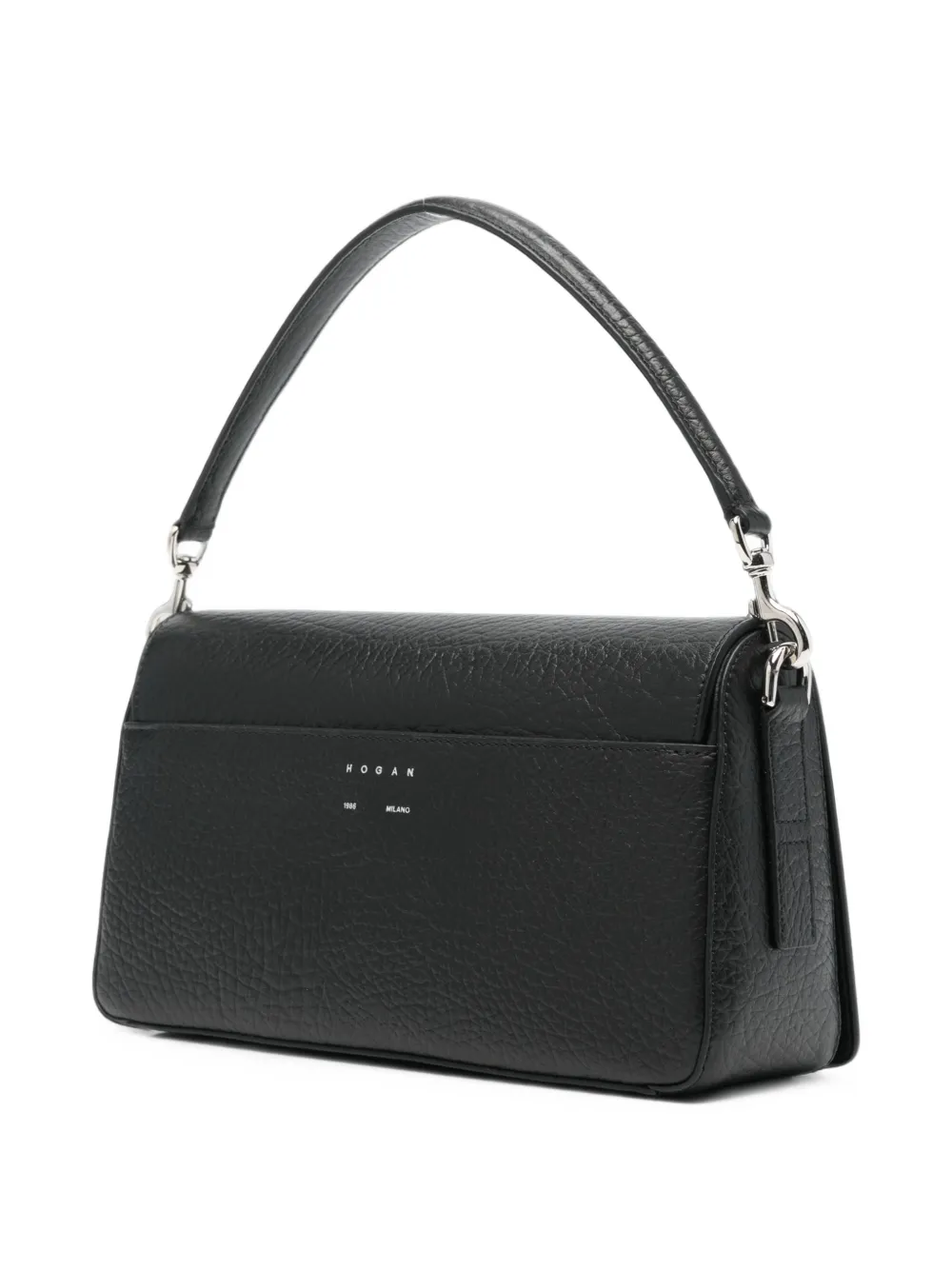 Hogan Shopper met logoplakkaat Zwart