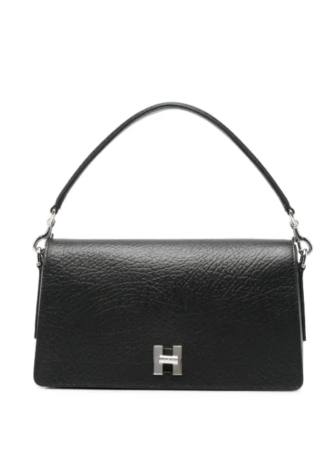 Hogan sac cabas en cuir grainé à plaque logo