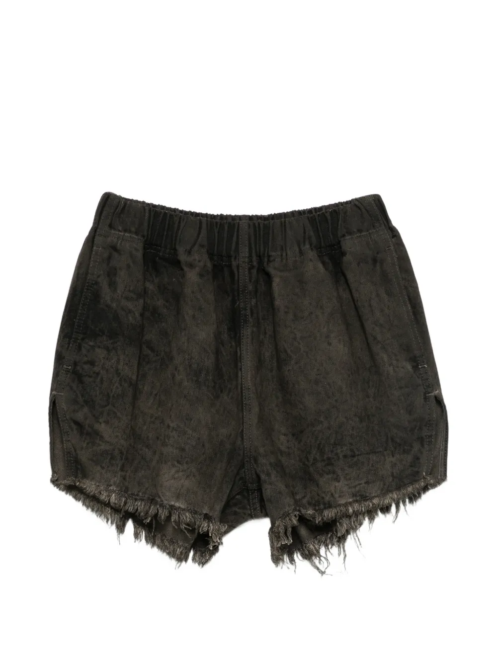 Rick Owens faded frayed shorts - Grigio