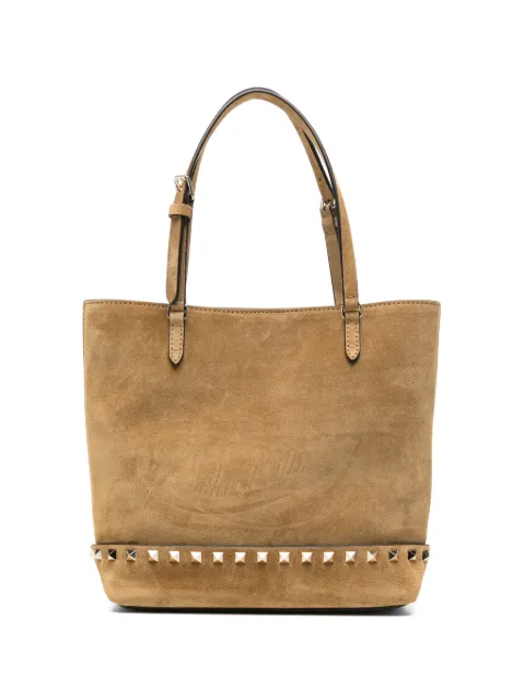 Valentino Garavani Rockstud suede tote bag