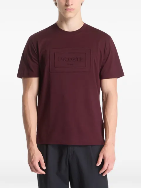Lacoste logo-embossed T-shirt