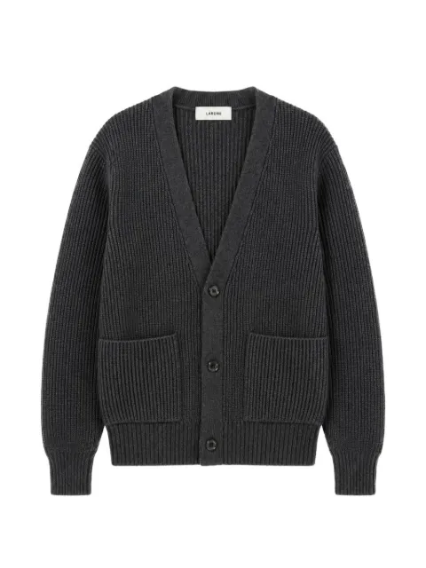 Lardini ribbed-knit V-neck cardigan