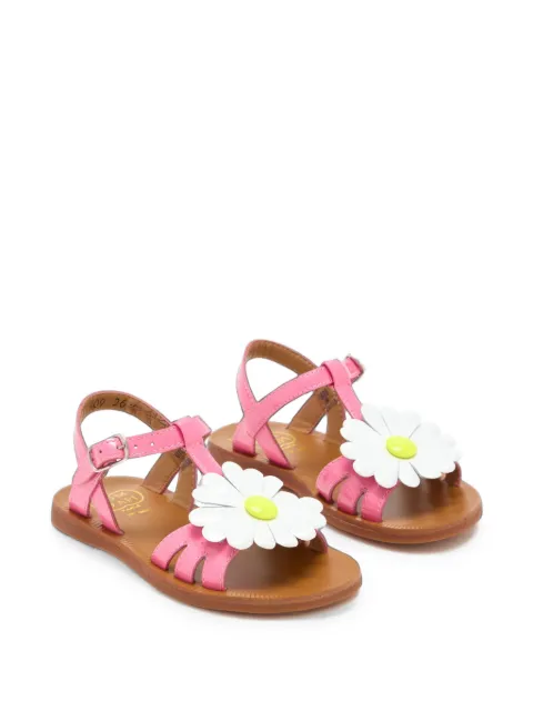 Pom D'api Plagette Big Flo flower-embellished sandals