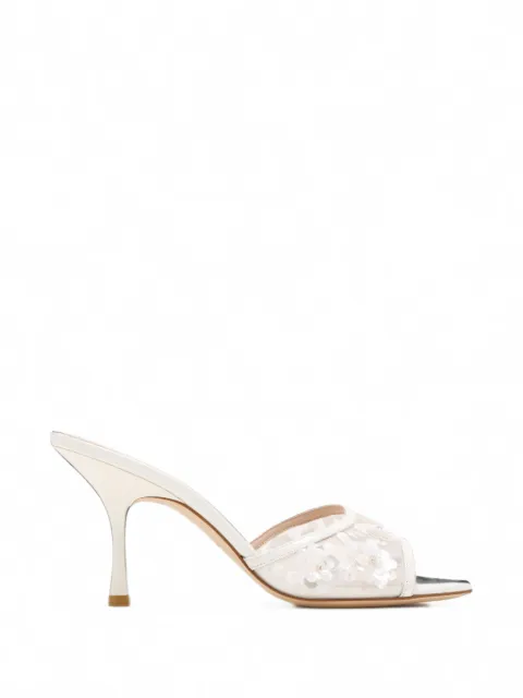 Stuart Weitzman Montrose sequin-embellished mesh sandals