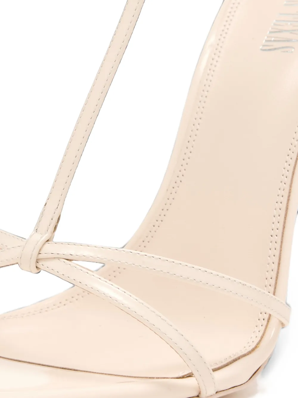 Paris Texas Lidia T-strap heeled sandals Beige
