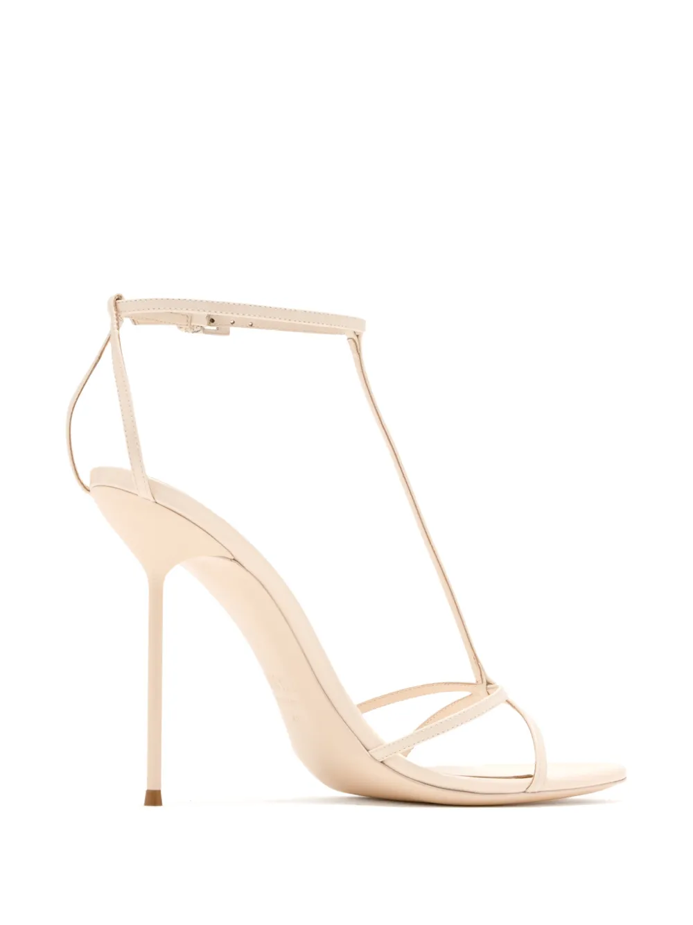 Paris Texas Lidia T-strap heeled sandals Beige
