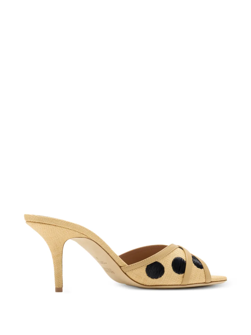 Malone Souliers Perla polka-dot sandals Beige