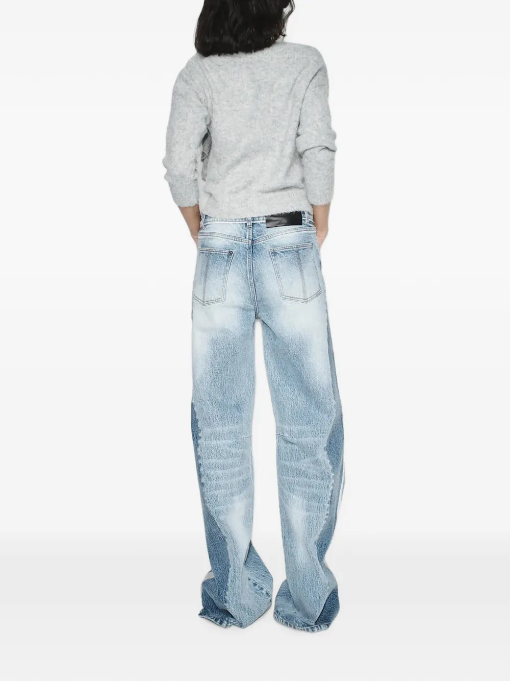 Hellessy Tay jeans met trekkoord en vlakken Blauw