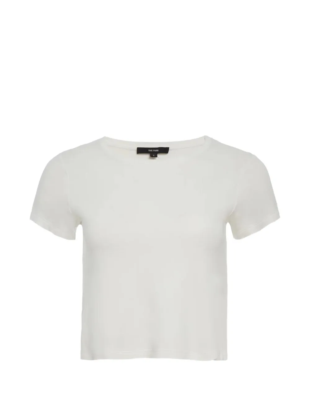 THE PARK Corrie logo-embroidered cropped t-shirt