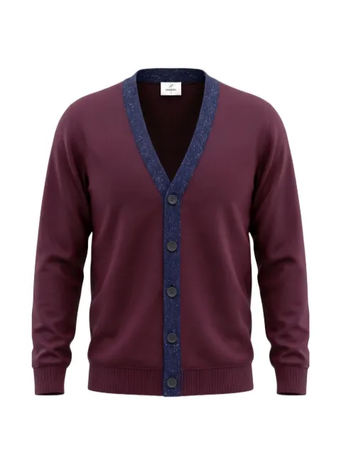 HARDEN V-neck contrast-trim cardigan