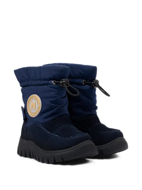 NATURINO Bota com recorte e patch de logo