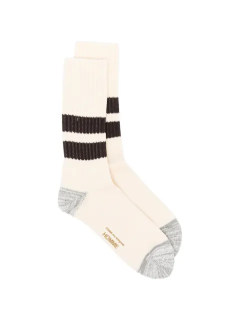 Comme des Garçons Homme striped ribbed socks