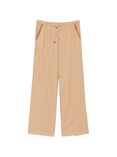 Herno drawstring wide-leg trousers