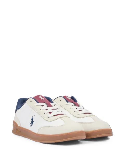 POLO RALPH LAUREN KIDS logo-embroidered sneakers