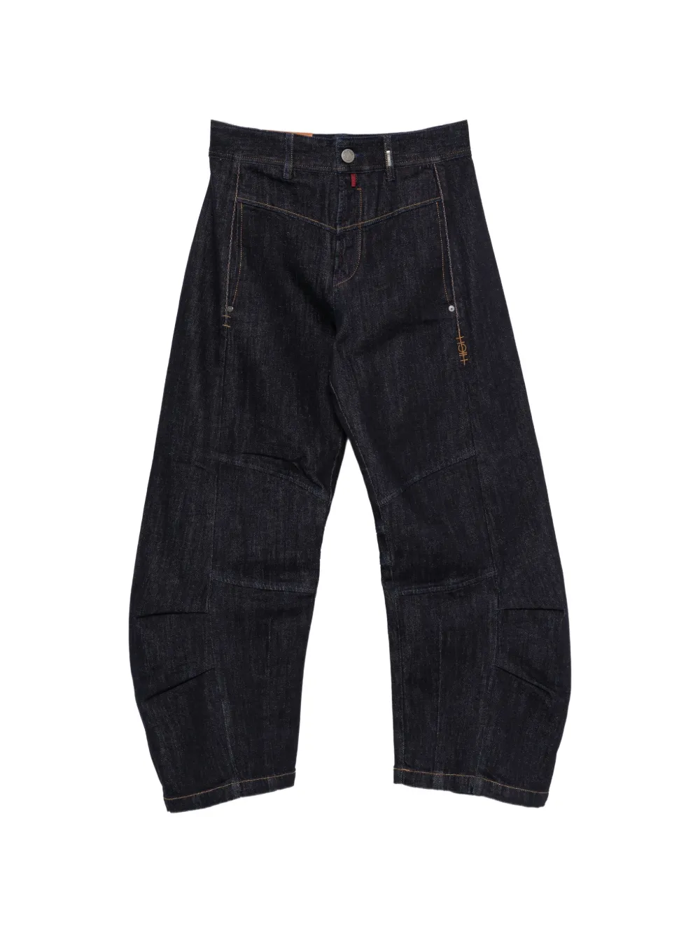 High wide-leg jeans