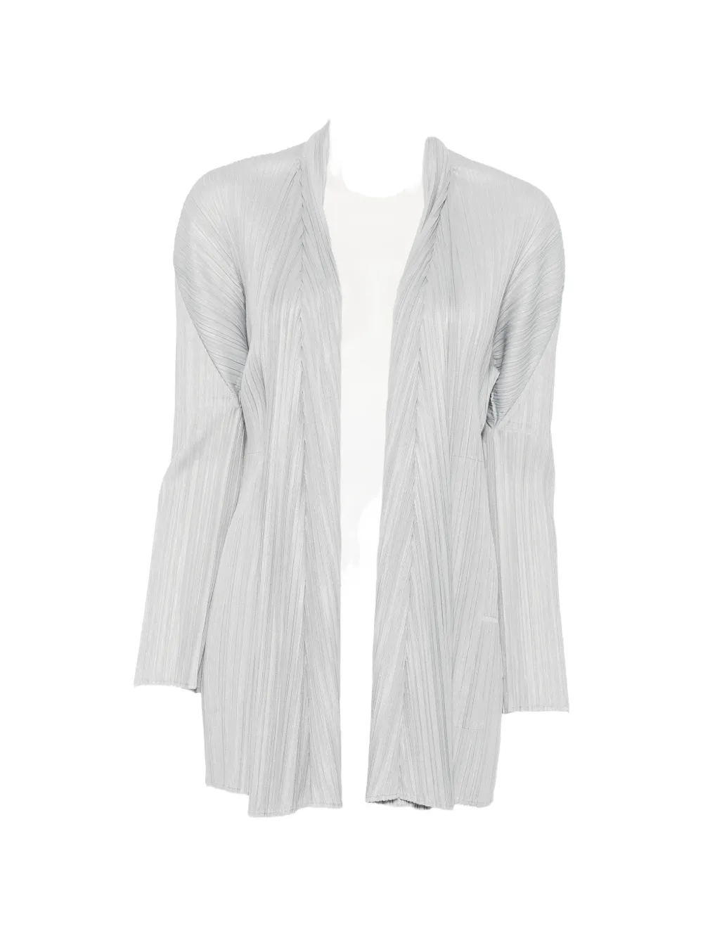 Pleats Please Issey Miyake plissé-effect open-front jacket · 5