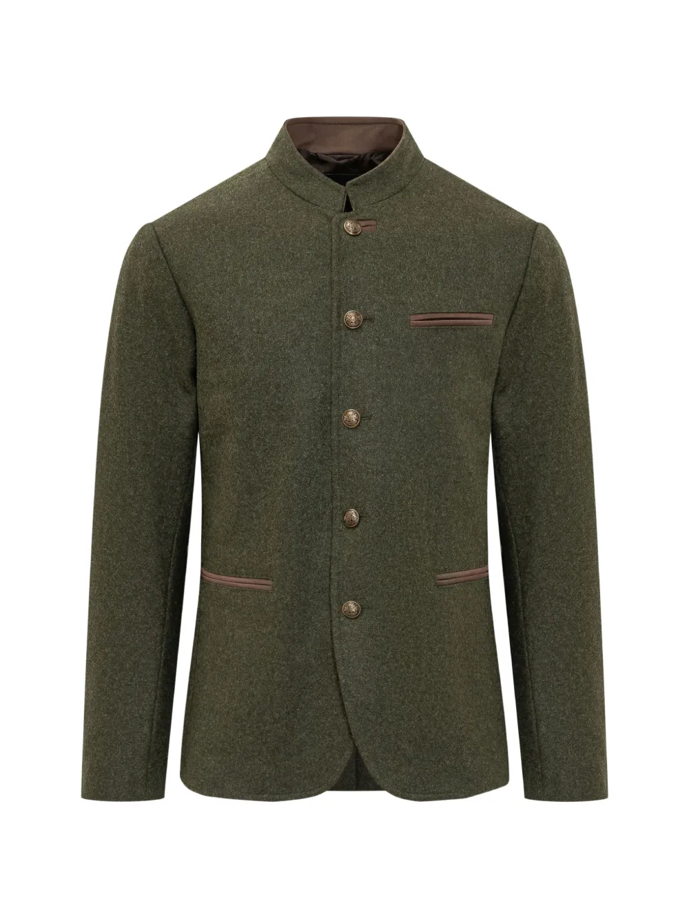 SCHNEIDERS Otto high-neck coat - Verde