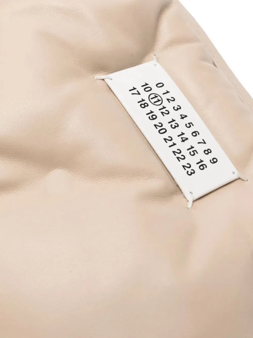 Maison Margiela Glam Slam schoudertas Beige