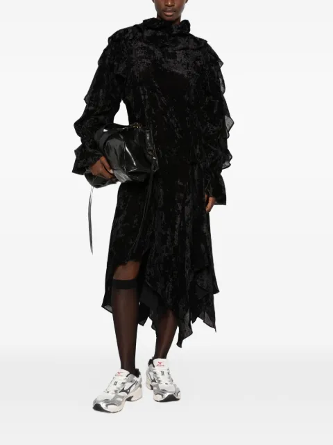 Juun.J velvet midi dress