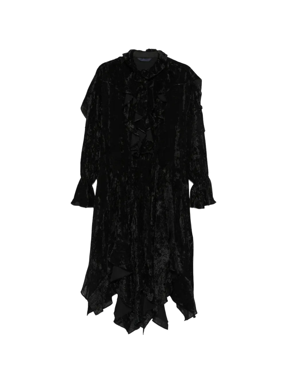 Juun.J velvet midi dress