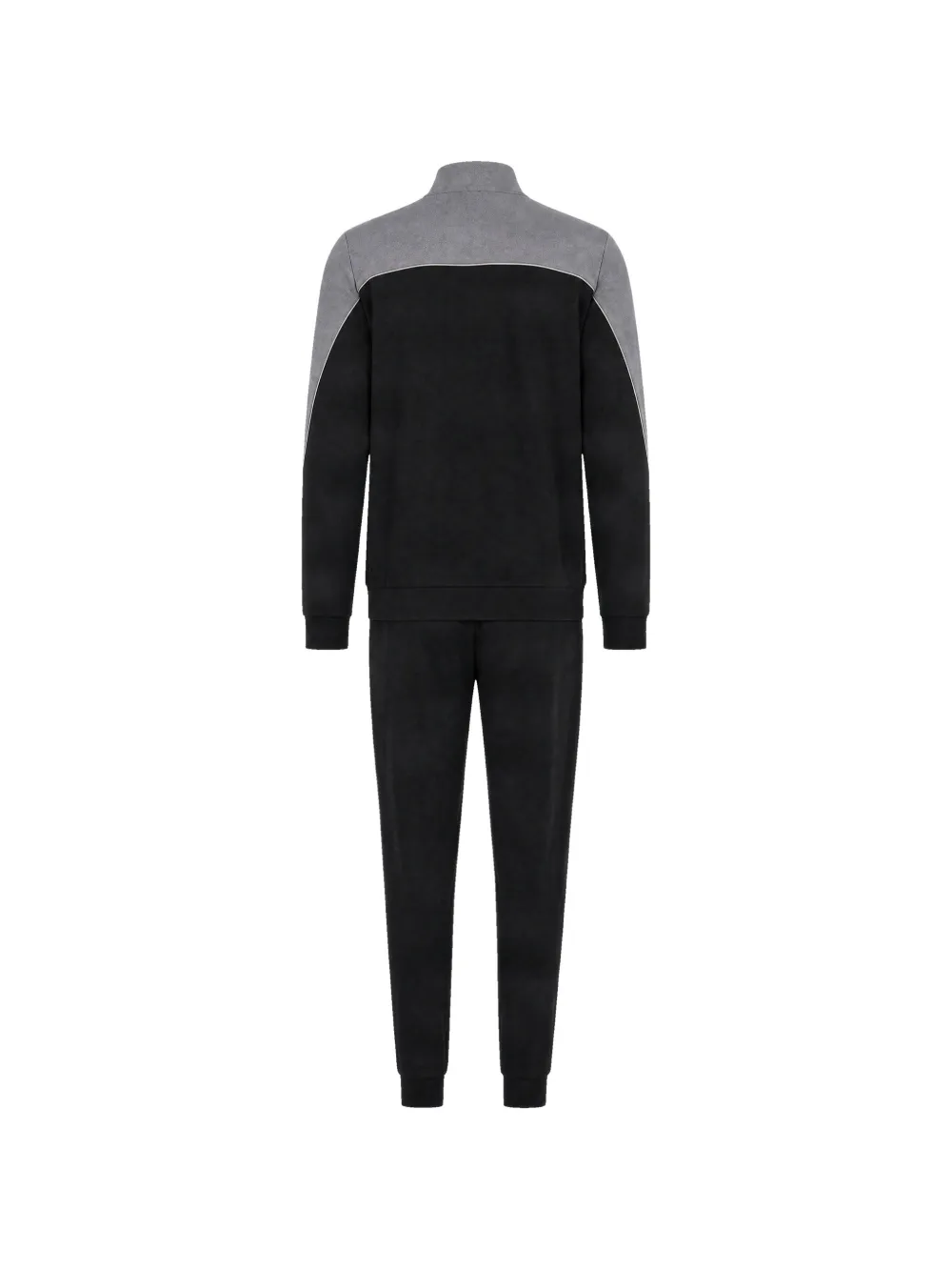 Ea7 Emporio Armani Trainingspak met logo-print en vlakken Zwart