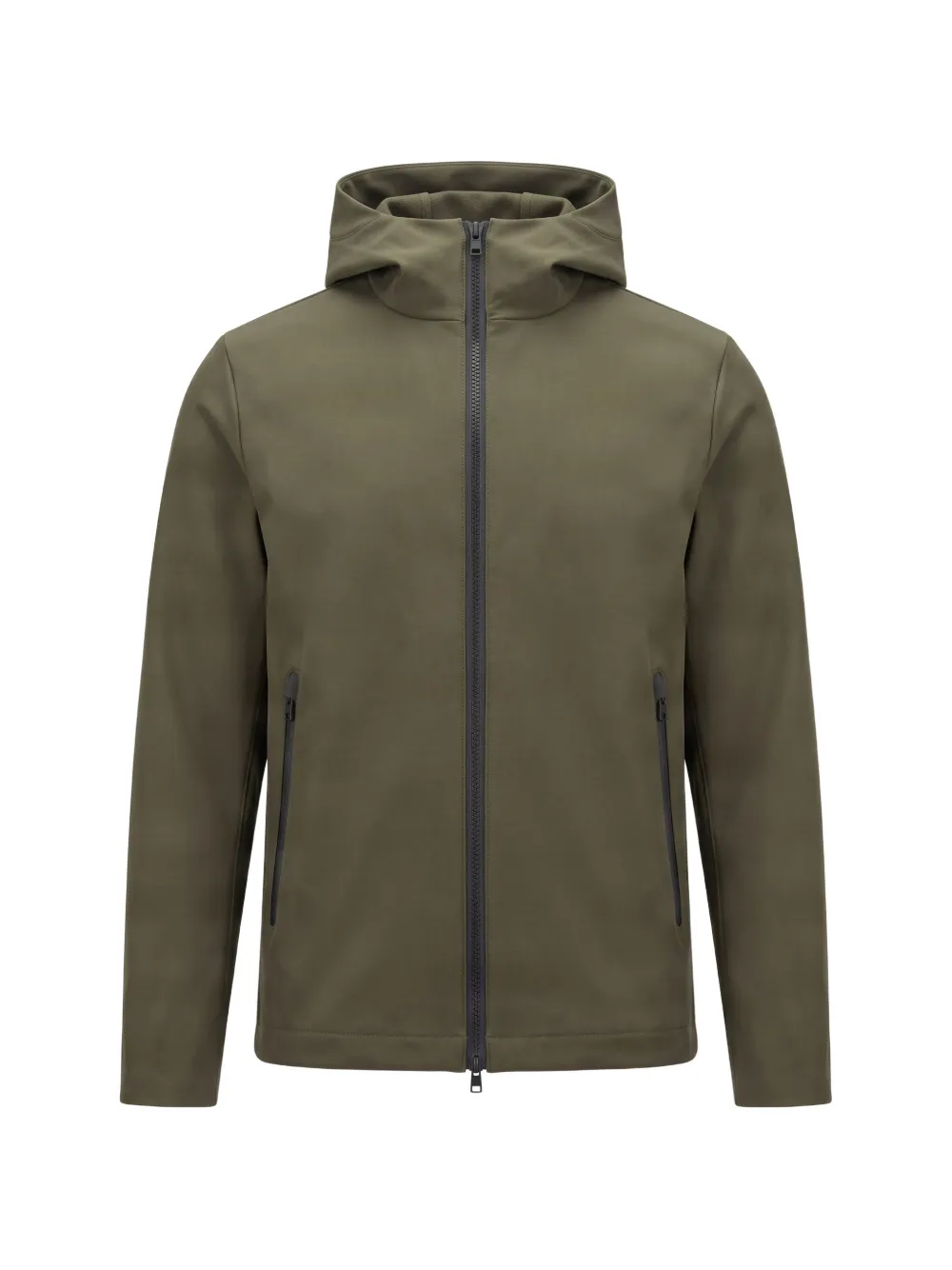 Woolrich hooded zip-up jacket - Verde