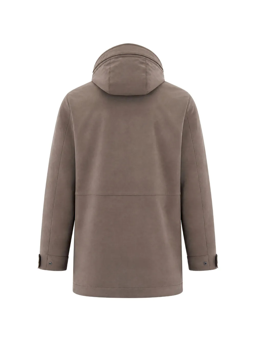 Woolrich Gewatteerde jas met capuchon Bruin