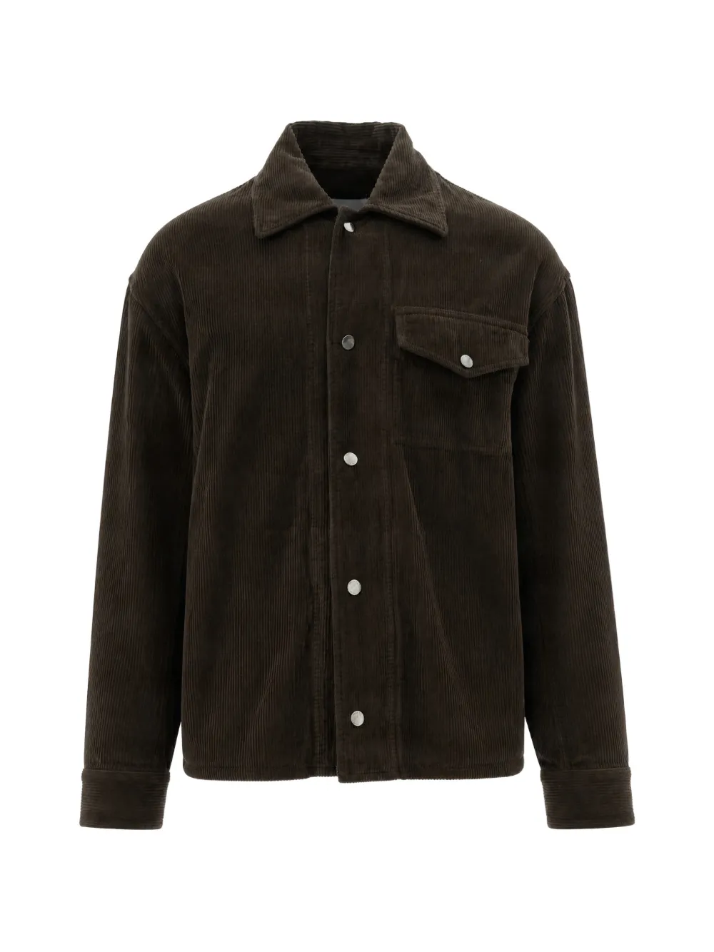 Paolo Pecora corduroy chest-pocket jacket - Marrone