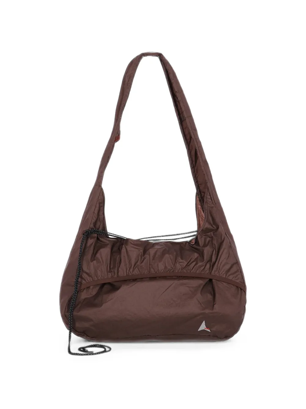Roa Laki Packable Drawstring Shoulder Bag In Brown