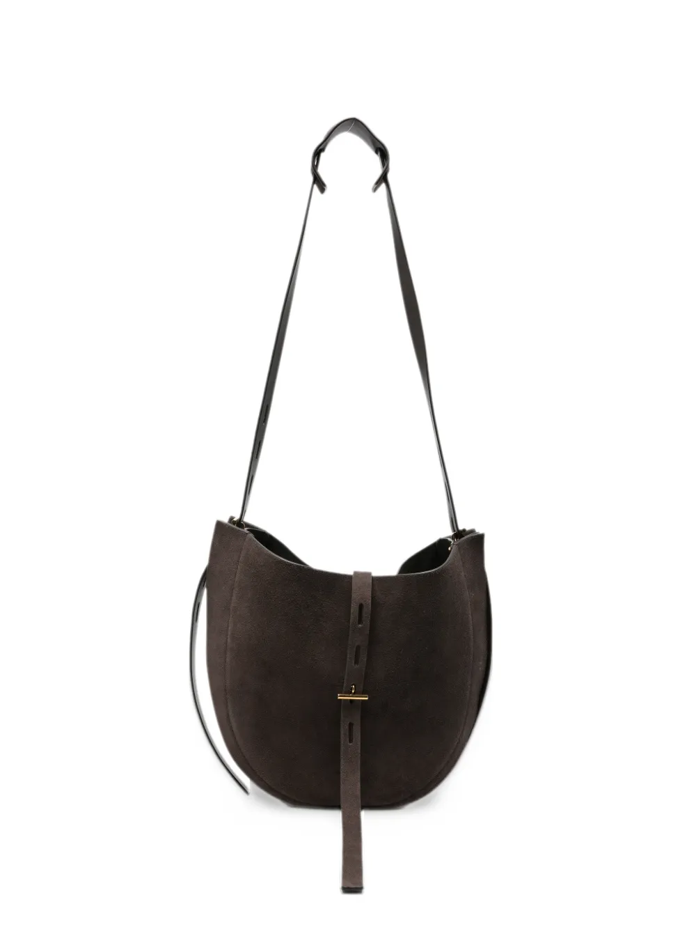 MINOBOSSI Lizzie suede shoulder bag - Brown