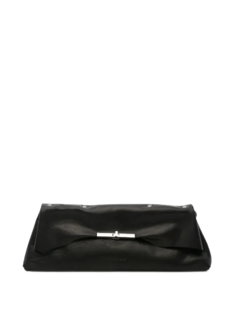 un te' da matti Brucaliffo leather clutch bag