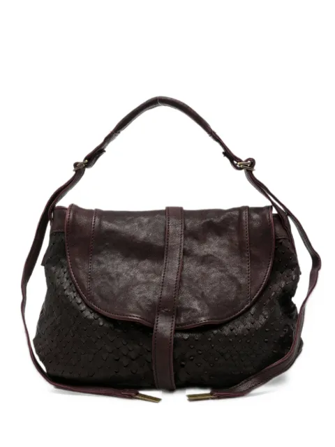 Mialuis Do Taipan leather-embellished shoulder bag