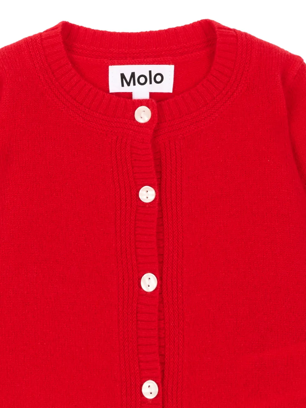 Molo Button-up vest Rood