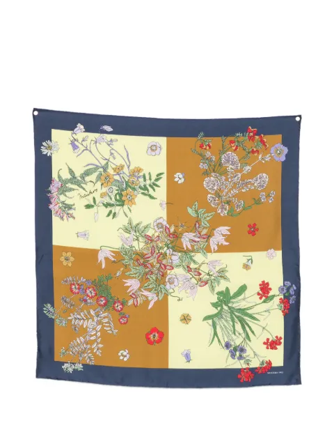 MANTERO 1902 floral-print square scarf