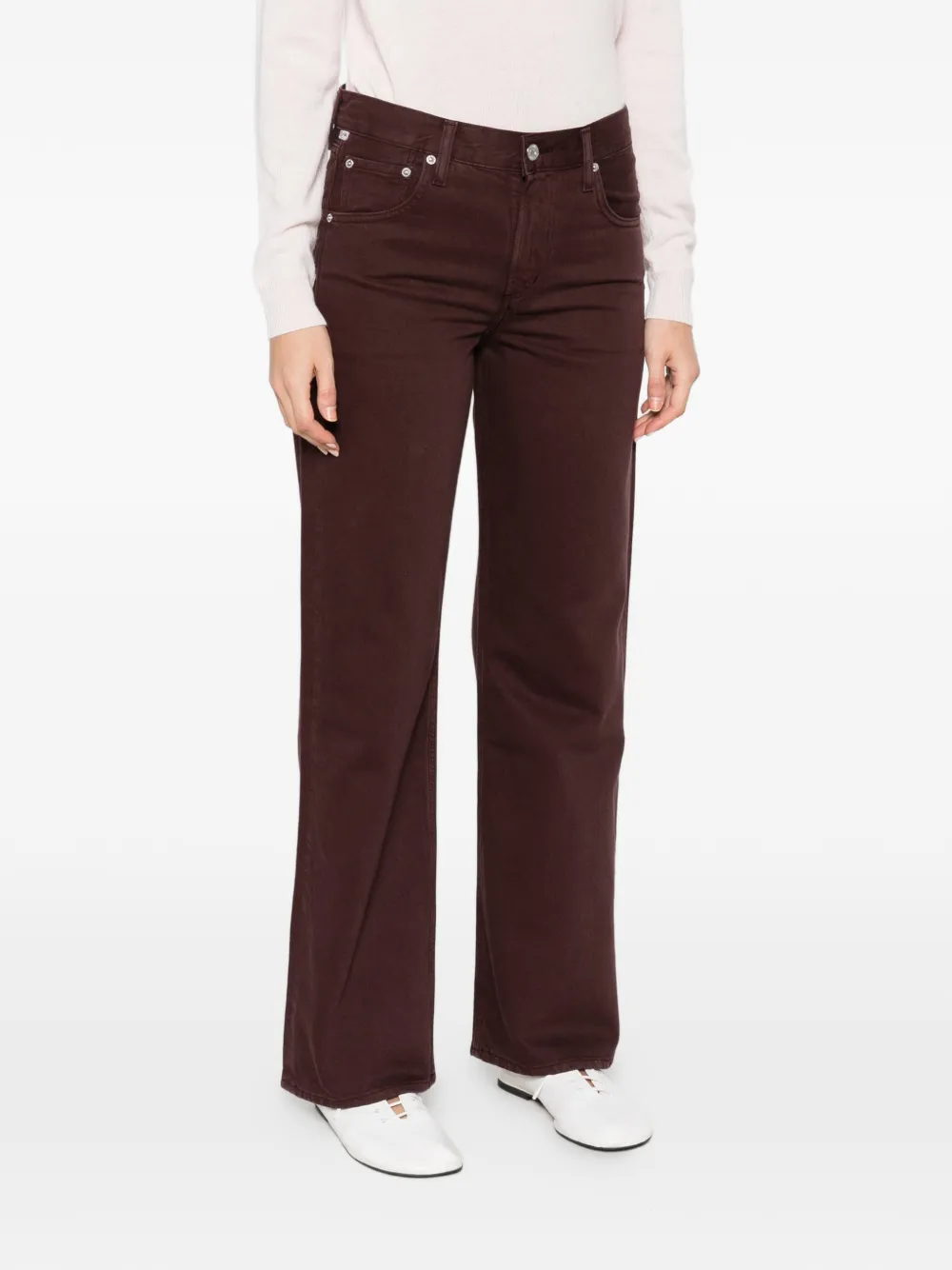 Citizens of Humanity Lindz Jeans in Brown, view 3