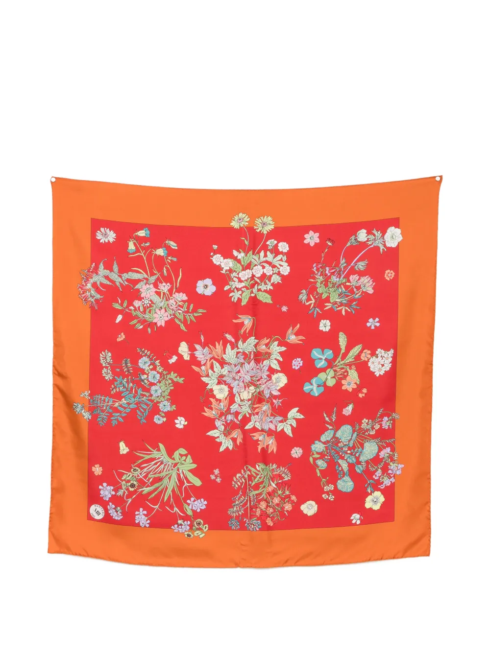 MANTERO 1902 floral-print silk scarf