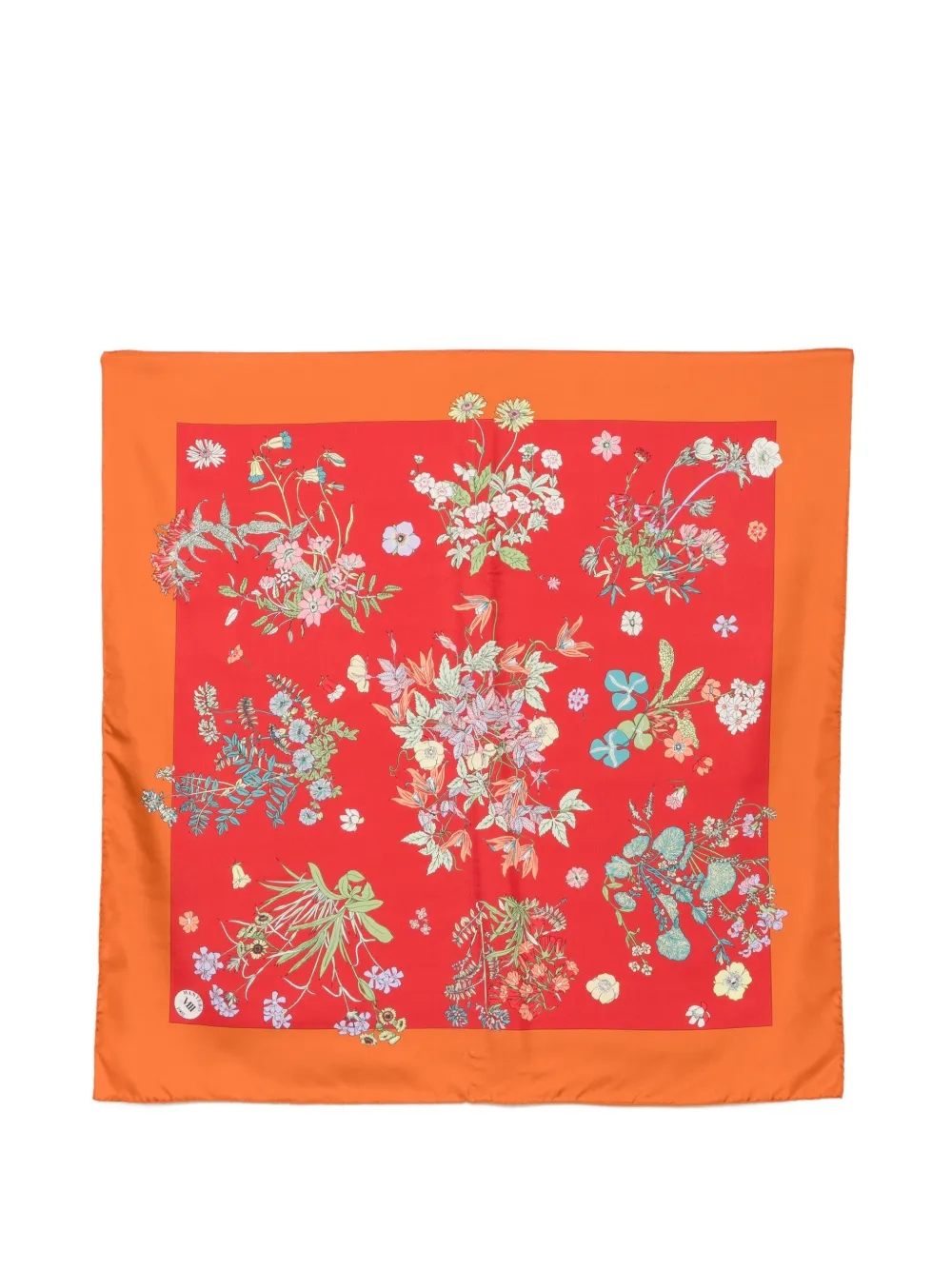 MANTERO 1902 floral-print silk scarf