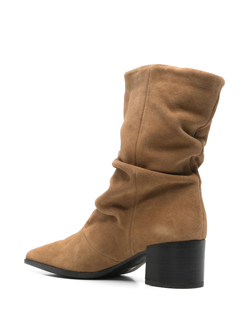 Copenhagen slouchy pointed-toe boots Beige