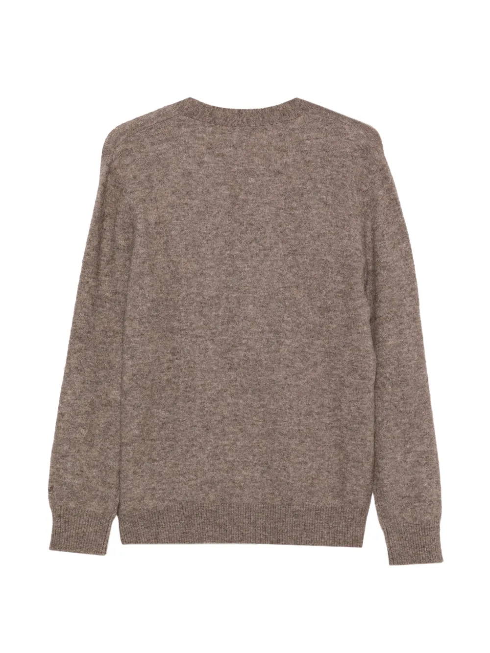 MC2 Saint Barth Herrison Alpaca vest met V-hals Bruin