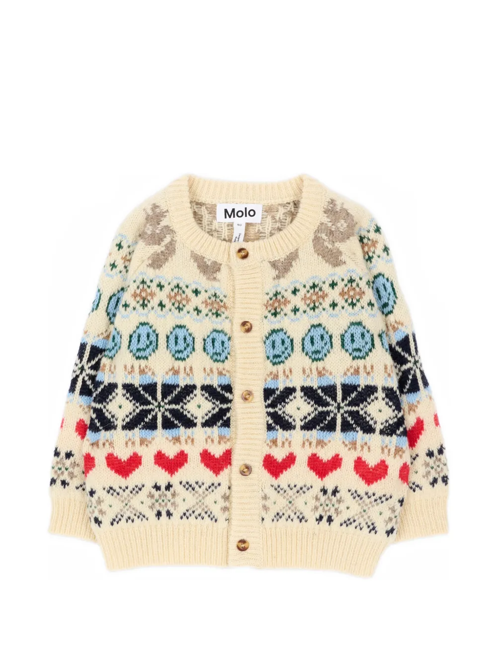 Molo Bobi cardigan - Toni neutri