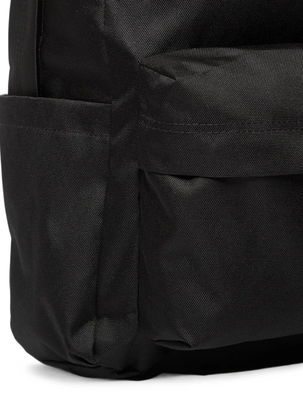 Vans Canvas rugzak met logo-patch en textuur Zwart