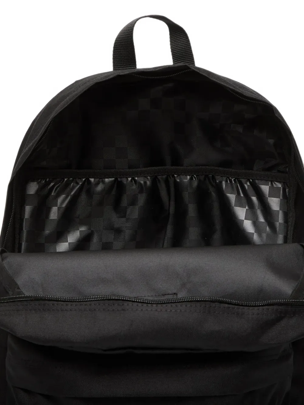 Vans Canvas rugzak met logo-patch en textuur Zwart