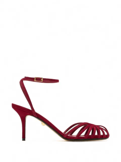 Alevì Blake caged suede sandals