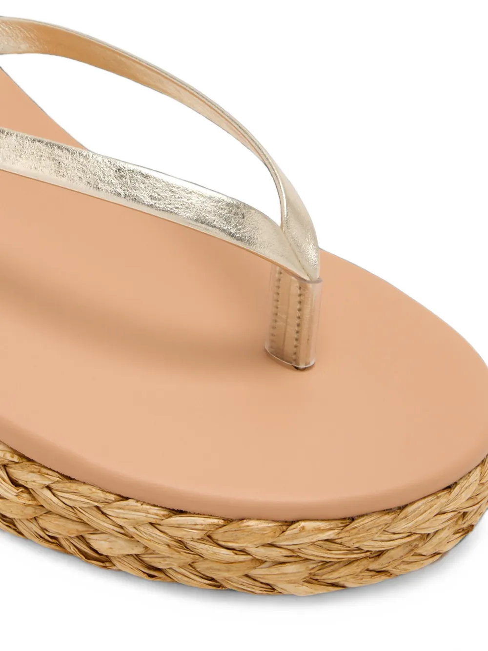 Ancient Greek Sandals Saionara low-wedge sandals Goud