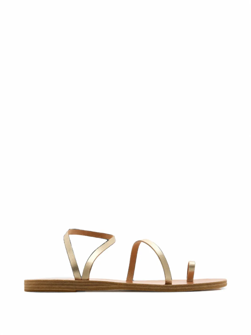 Ancient Greek Sandals Apli Eleftheria metallic sandals